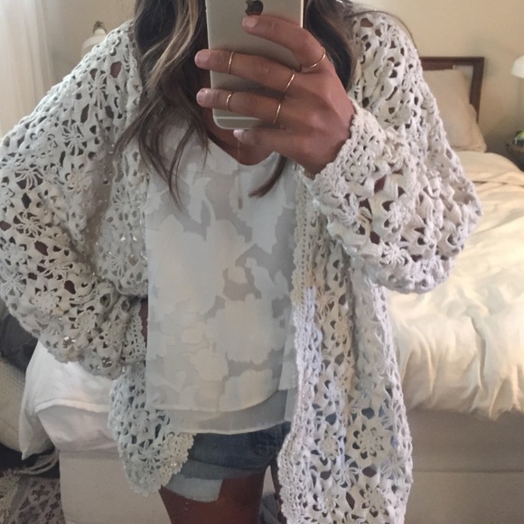 Boho Crochet Throw