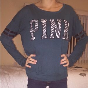 PINK turquoise shirt