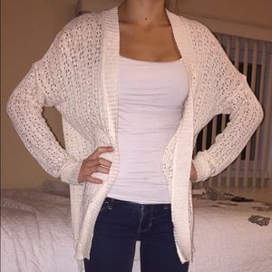 Cream crochet cardigan