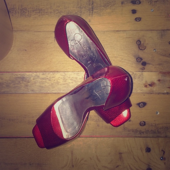 Red Heels used once Jessica Simpson