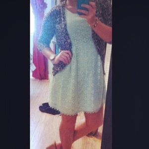 Miss Chievous mint lace dress