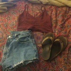 High waisted shorts💗💗