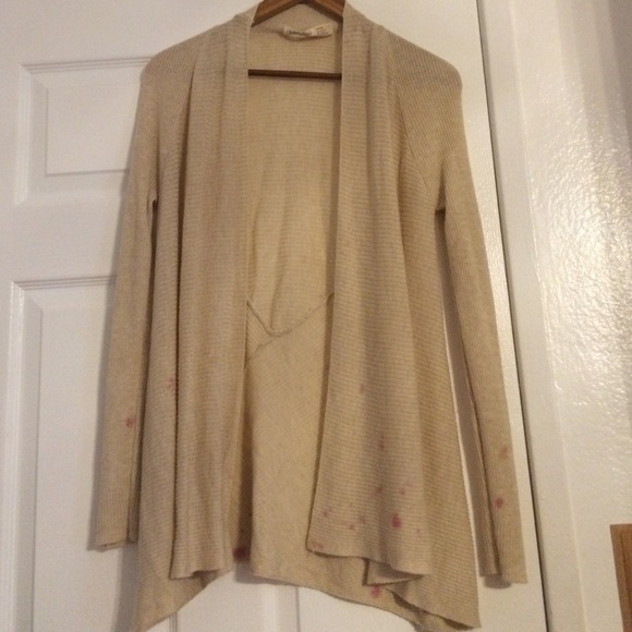 Tan cardigan