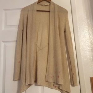 Tan cardigan