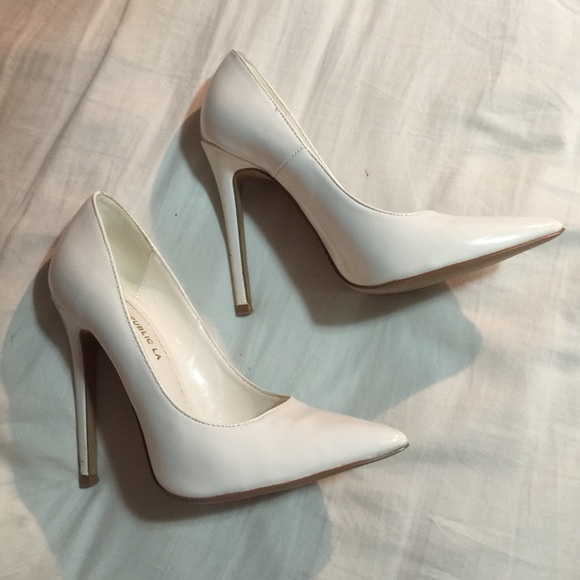 Shoe Republic La Shoes - White high heels