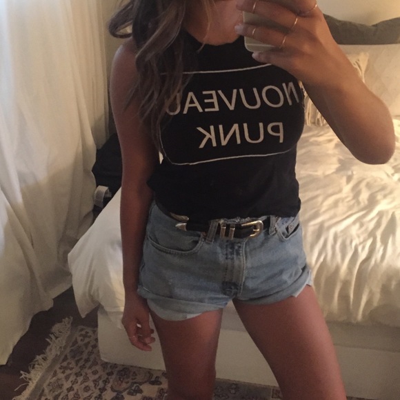 Zara cut off muscle tee