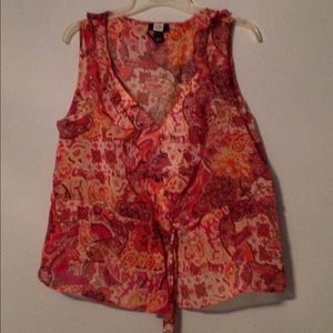 Sheer blouse-- sexy and light!