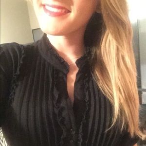 slimming black 3/4 length sleeve dress