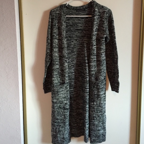 Black and white cardigan