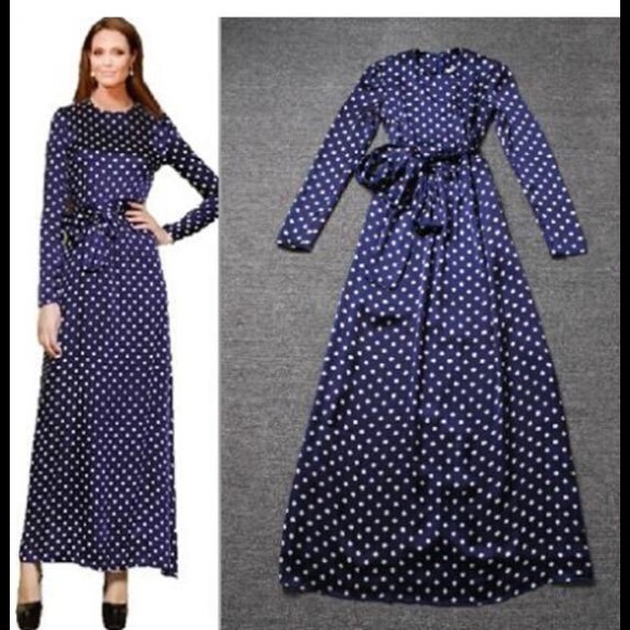 POLKA DOT Maxi Dress