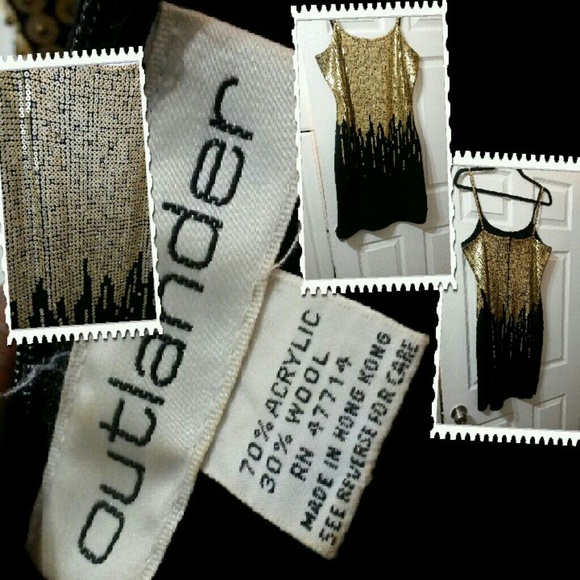 Hand sequined dress - Picture 2 of 4