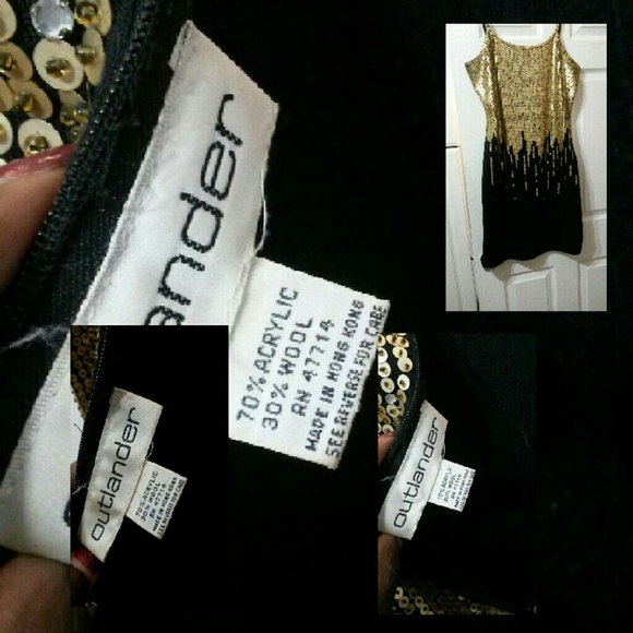 Hand sequined dress - Picture 3 of 4