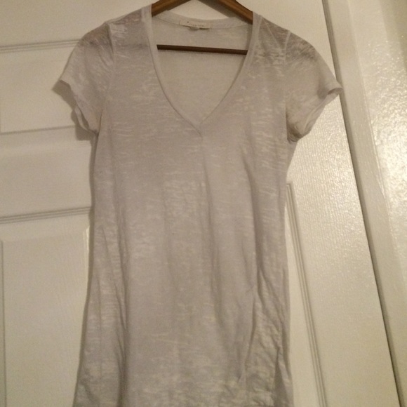 See through white shirt