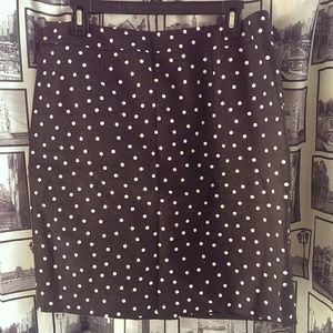 SOLD Polka dot high wasted mini skirt