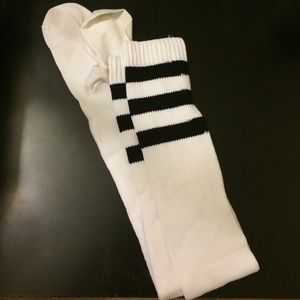American apparel knee-high athletic socks