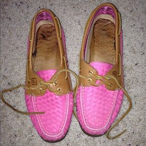 Pink Sperrys
