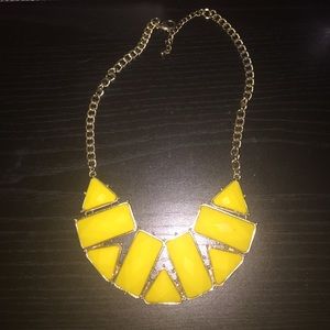 Gold and yellow necklace