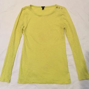 JCrew Painter tee with buttons