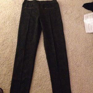 Dark green and black leggings.