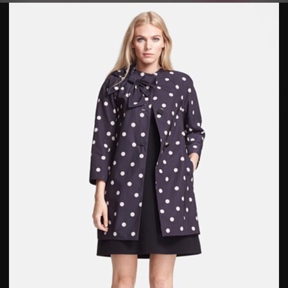kate spade polka dot jacket