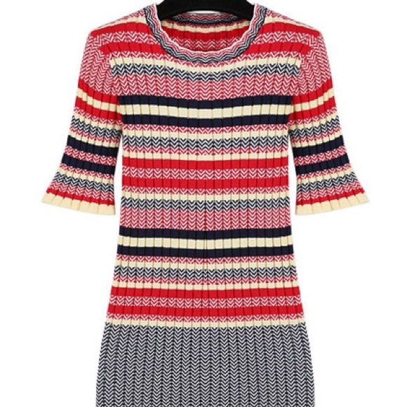 Zara Dresses & Skirts - Red Knit Dress