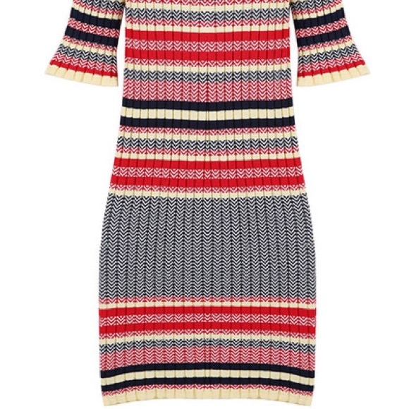 Red Knit Dress - Picture 3 of 4