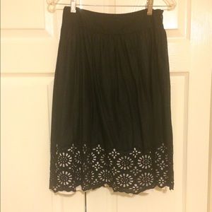 Michael Kors Contrast Scalloped Skirt