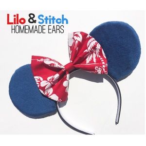 Lilo and Stitch handmade Minnie ears!