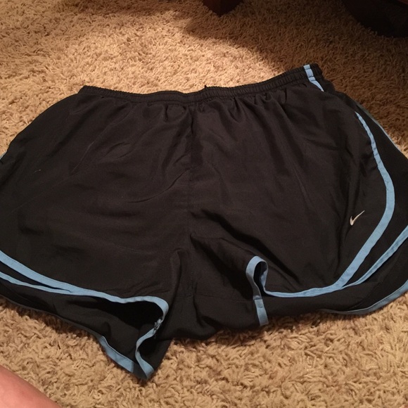 Navy Dri fit running shorts