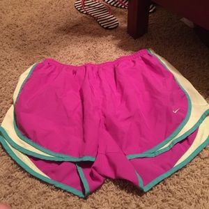 Pink Dri Fit Running shorts
