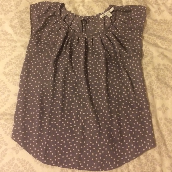 LC Lauren Conrad Polka Dot Top