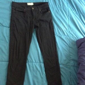 Free people black skinny jeans