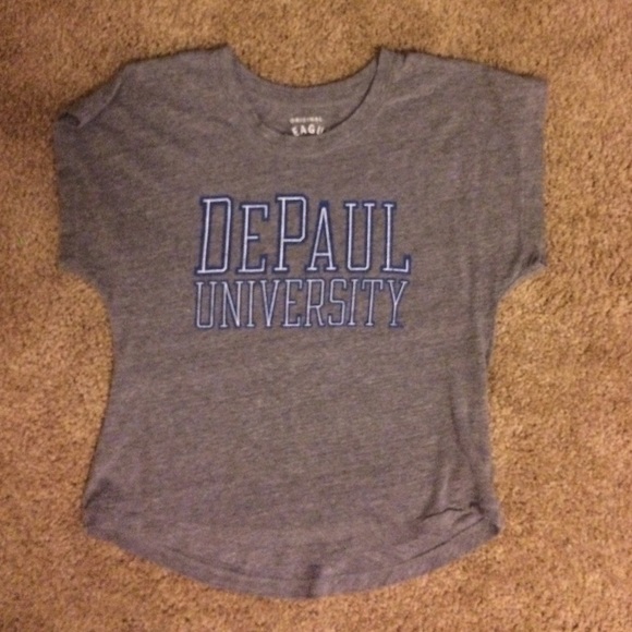 DePaul university crop top small
