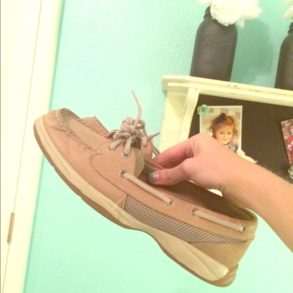Angel fish Sperry topsiders