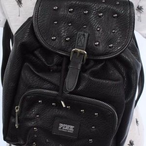 Leather PINK mini bag