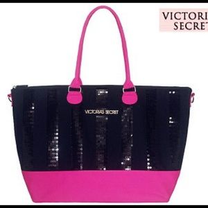 Victoria's Secret sequin tote