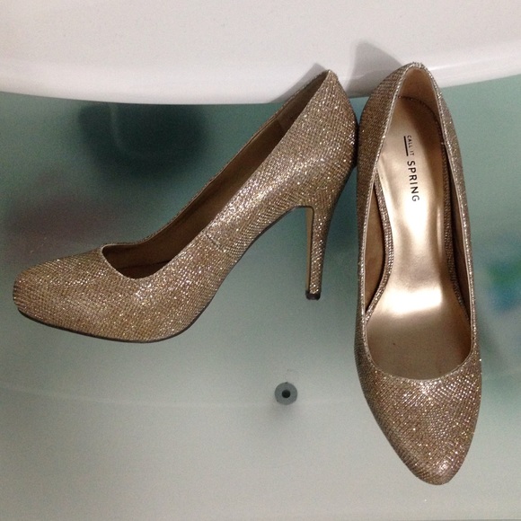gold pumps from call it spring - Picture 1 of 2