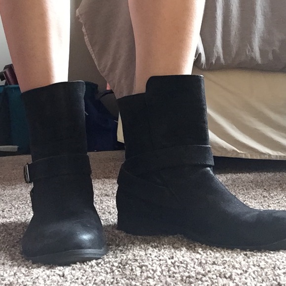 Black booties