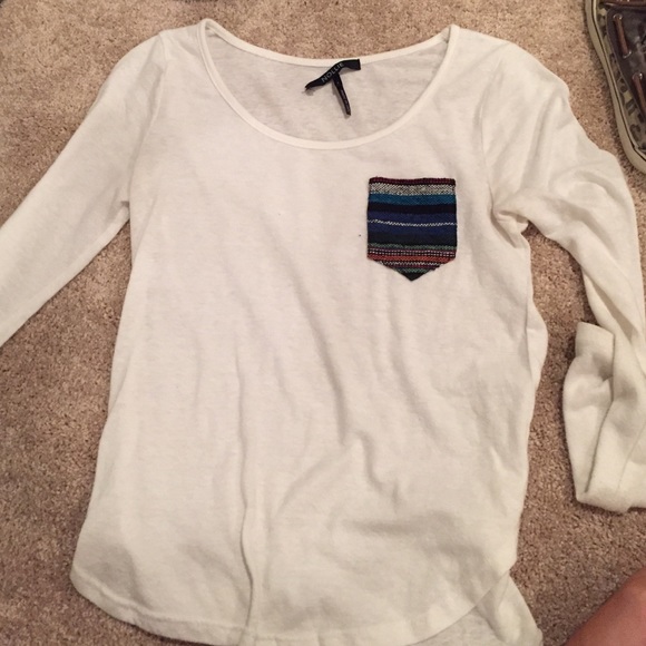 Long sleeve pocket tee from pac sun