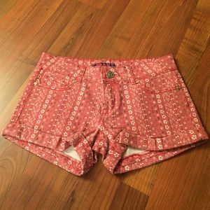 Bandana print shorts