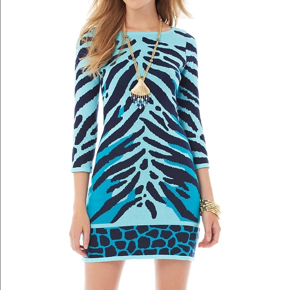 Lilly Pulitzer Animal Sweater Dress - Picture 2 of 3