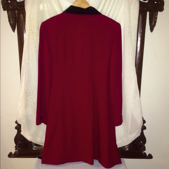 Vintage Red Jones New York Dress/Jacket ๐๐พโค๏ธ๐๐พ - Picture 2 of 4