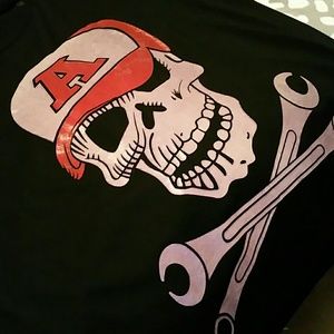 Skull long sleeved top, backless