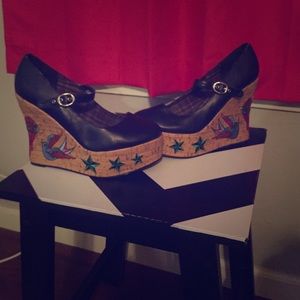 Penthouse Tattoo Flashed Wedges