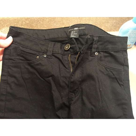 H&M black skinny jeans
