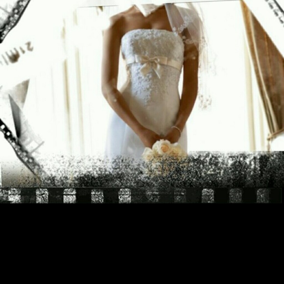 Wedding Dress David's Bridal - Picture 3 of 4