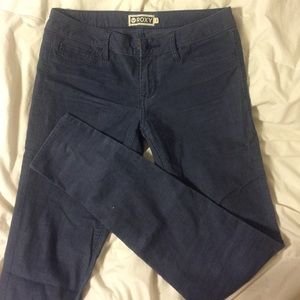 Roxy blue corduroy pants
