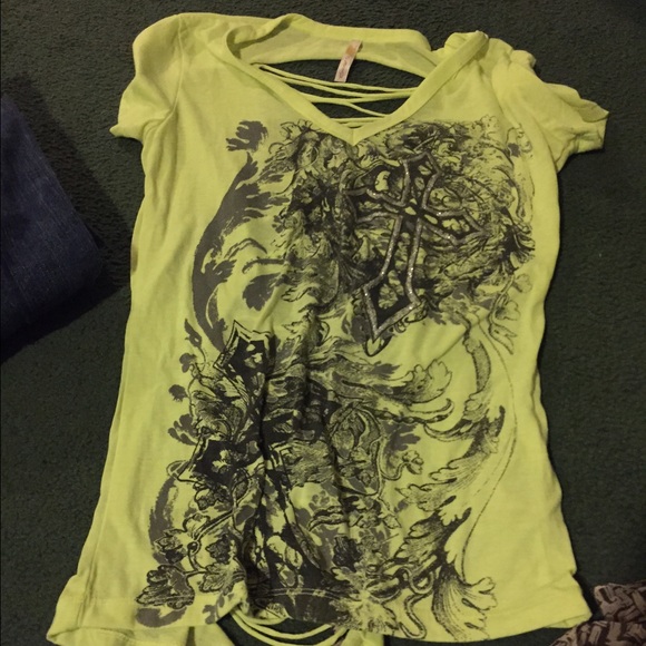 Occasion shirt lime green