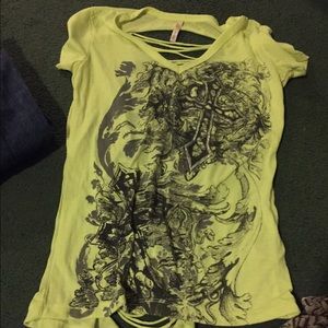 Occasion shirt lime green