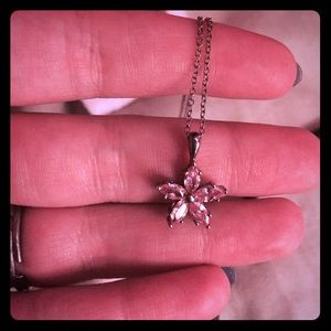 Pink Flower necklace